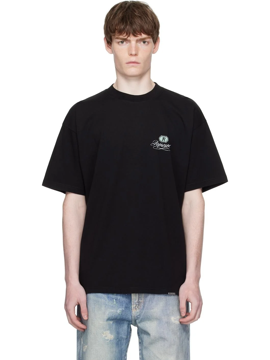 Black Grand Vintage Hand Drawn T-Shirt - 1
