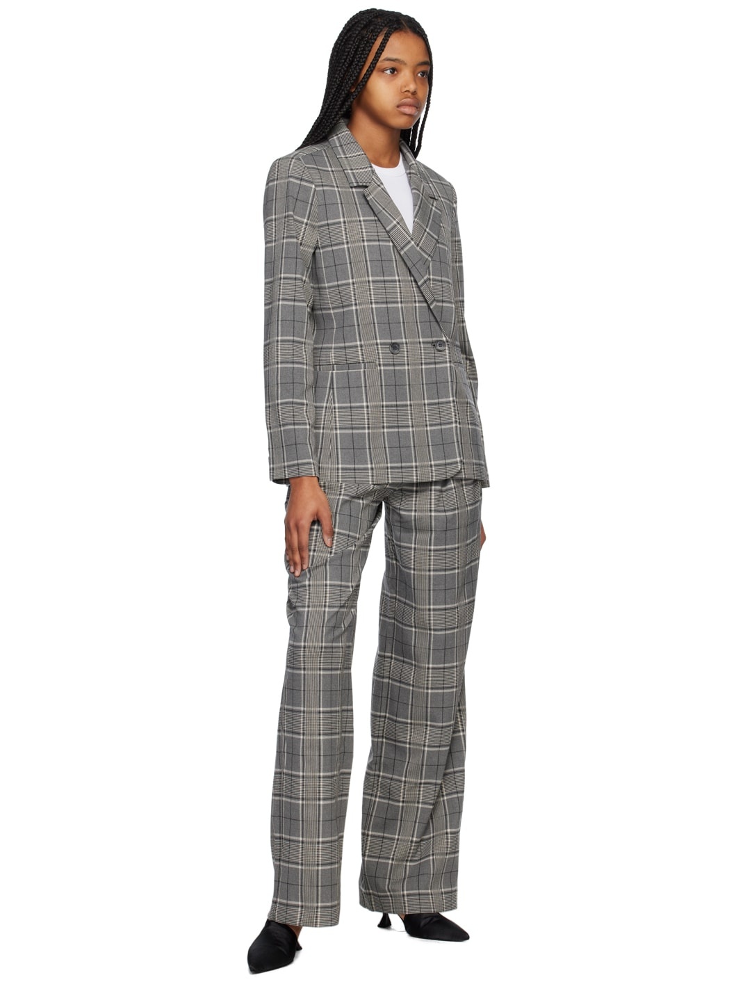 Gray Carrie Trousers - 4