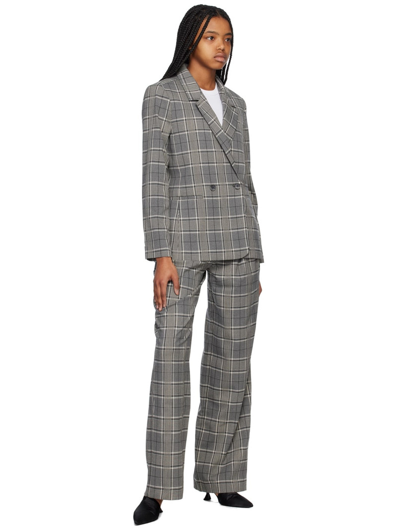 ANINE BING Gray Carrie Trousers outlook