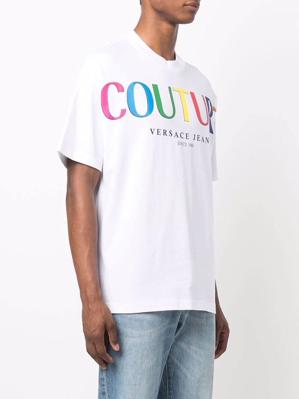 logo-print cotton T-shirt - 3