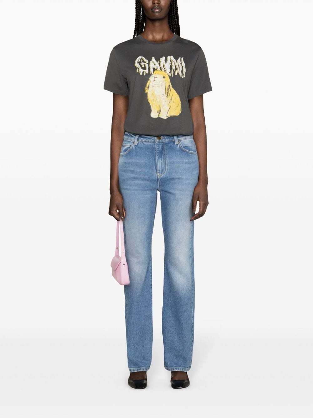 high-rise straight-leg jeans - 2