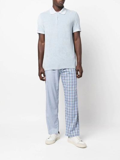 Diesel Derik gingham-check cotton pants outlook