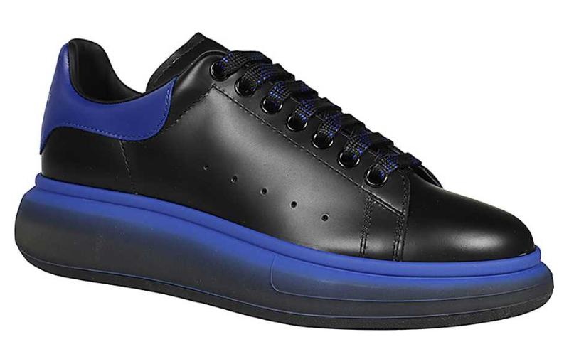 Alexander McQueen Oversized Sneakers 'Black Blue' 757709WIE878712 - 3