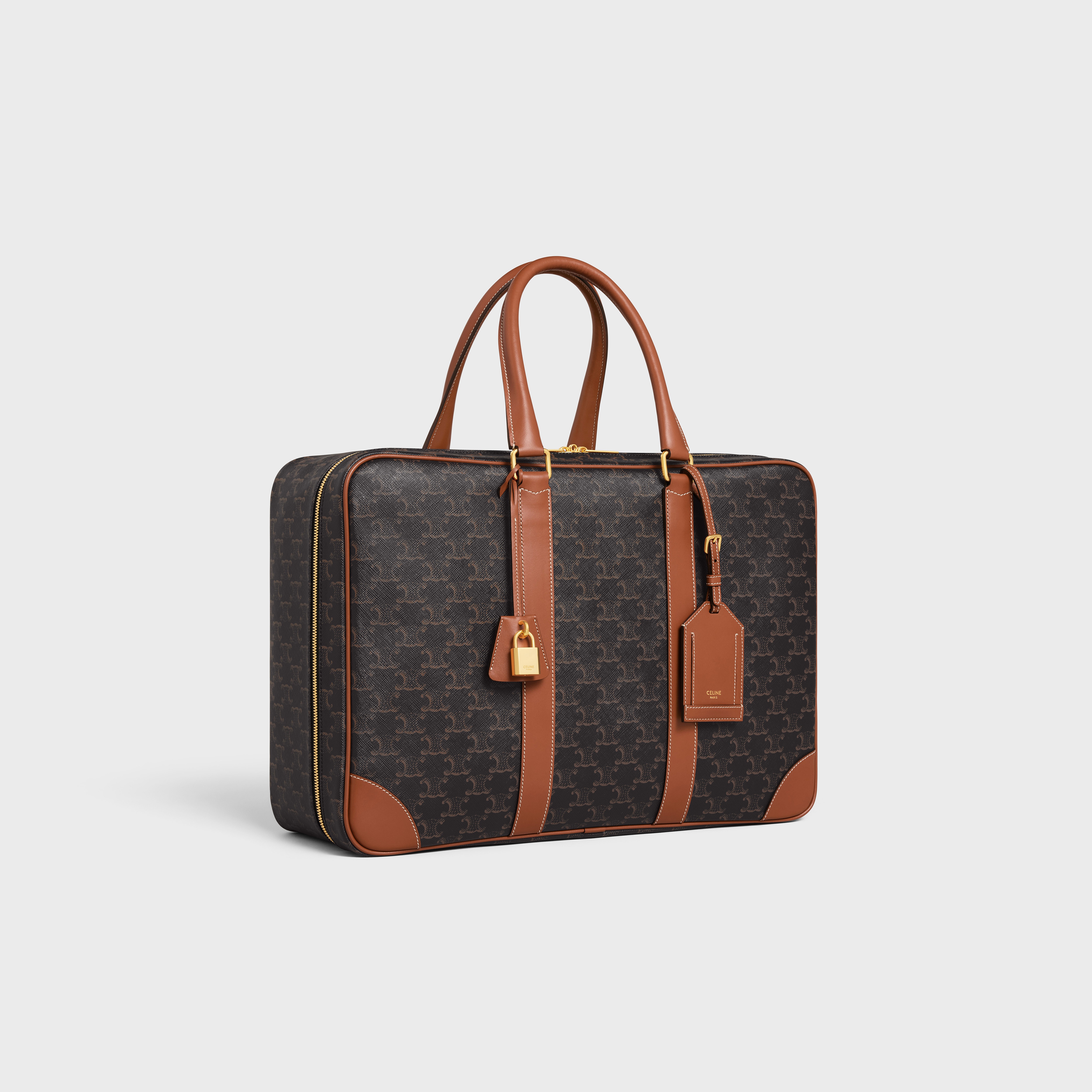 Soft Luggage 45 in Triomphe Canvas and Calfskin - 2