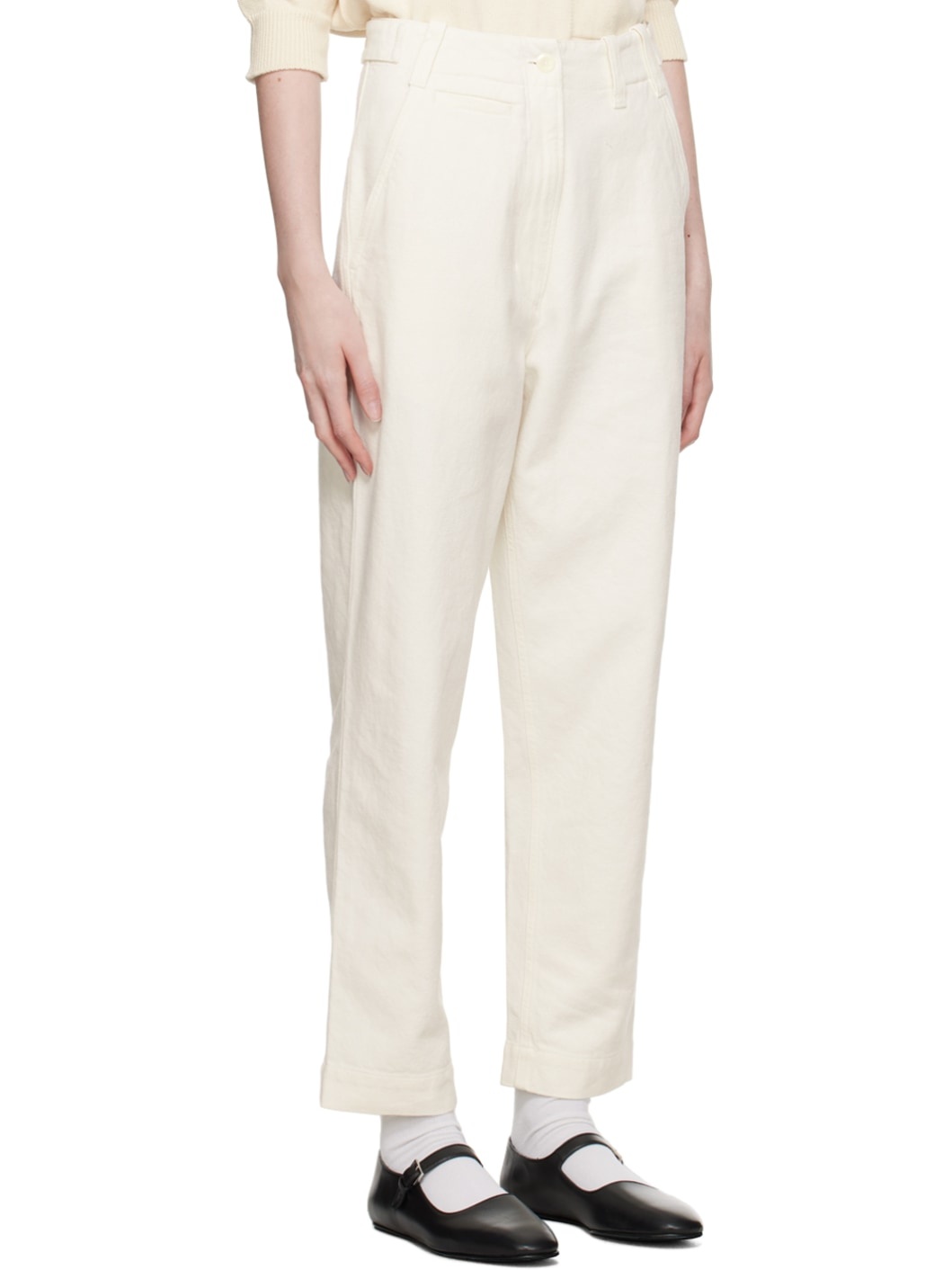 Off-White Tapered Trousers - 2