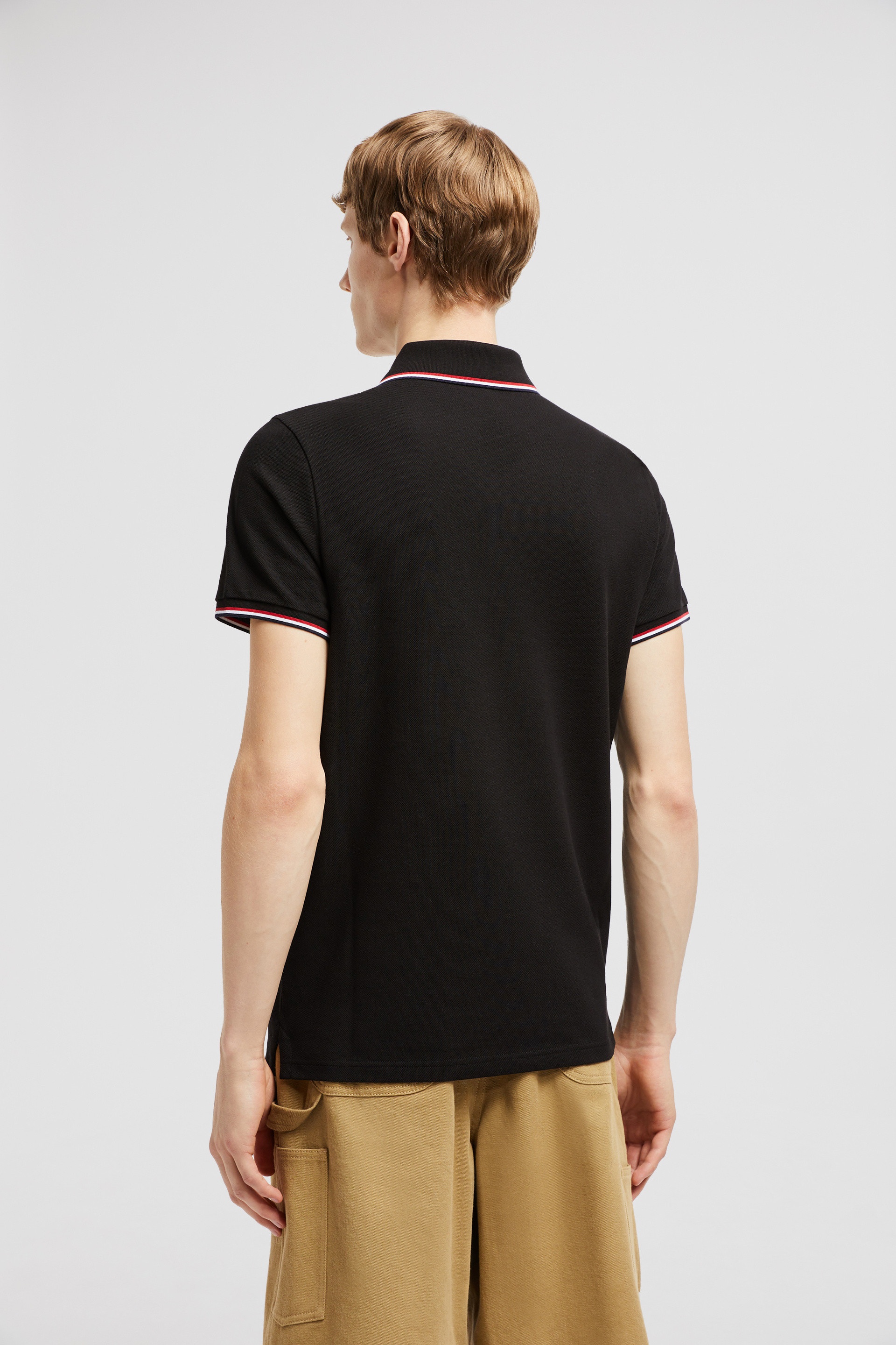 Tricolor-Trimmed Cotton Piquet Polo Shirt - 5