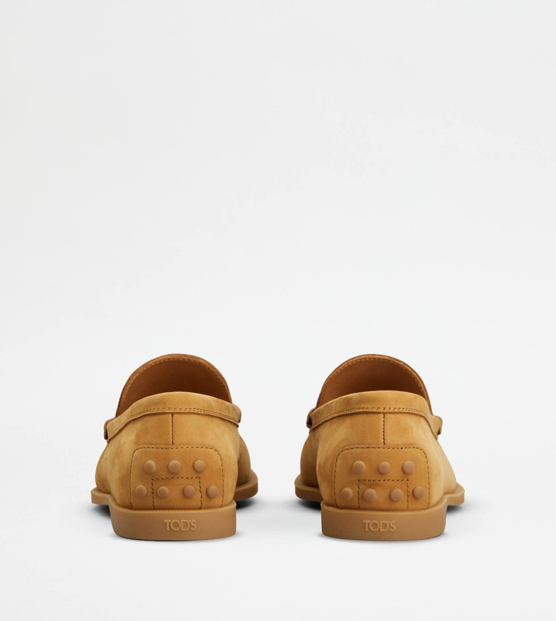 Tod's LOAFERS IN NUBUCK - BROWN outlook