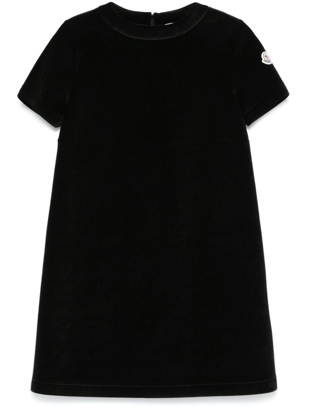 logo-patch mini dress - 1