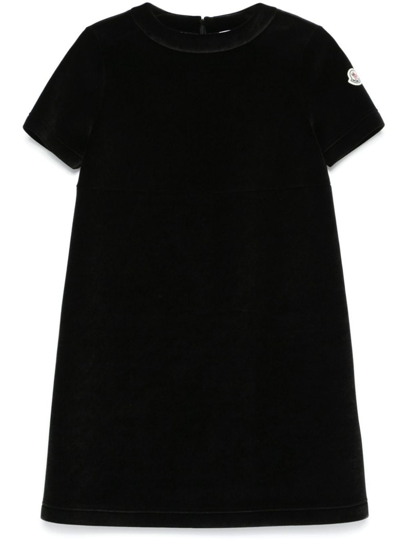 logo-patch mini dress 1