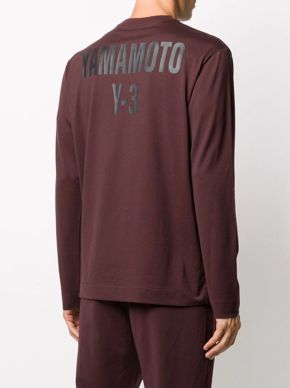 rear logo print sweatshirt  - 5