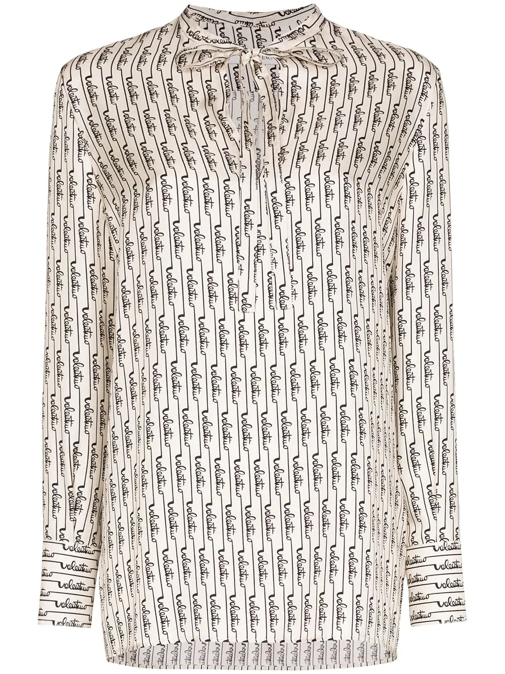 signature print blouse  - 1