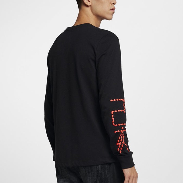 Nike Dri-Fit Kyrie CNY Long Sleeves Tee 'Black' BV8243-010 - 4