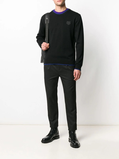 KENZO contrast-trim sweater outlook