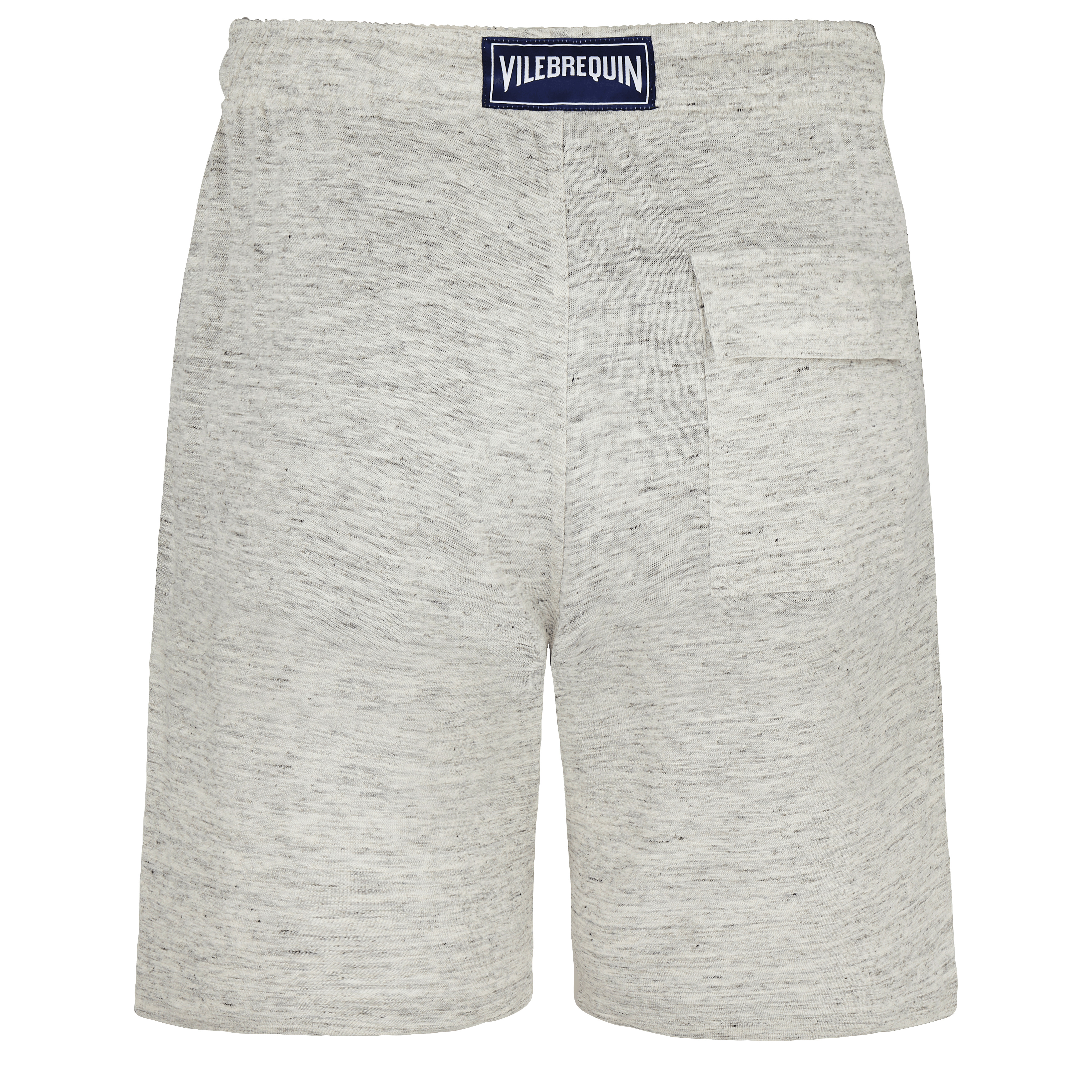 Unisex Linen Bermuda Shorts Solid - 2