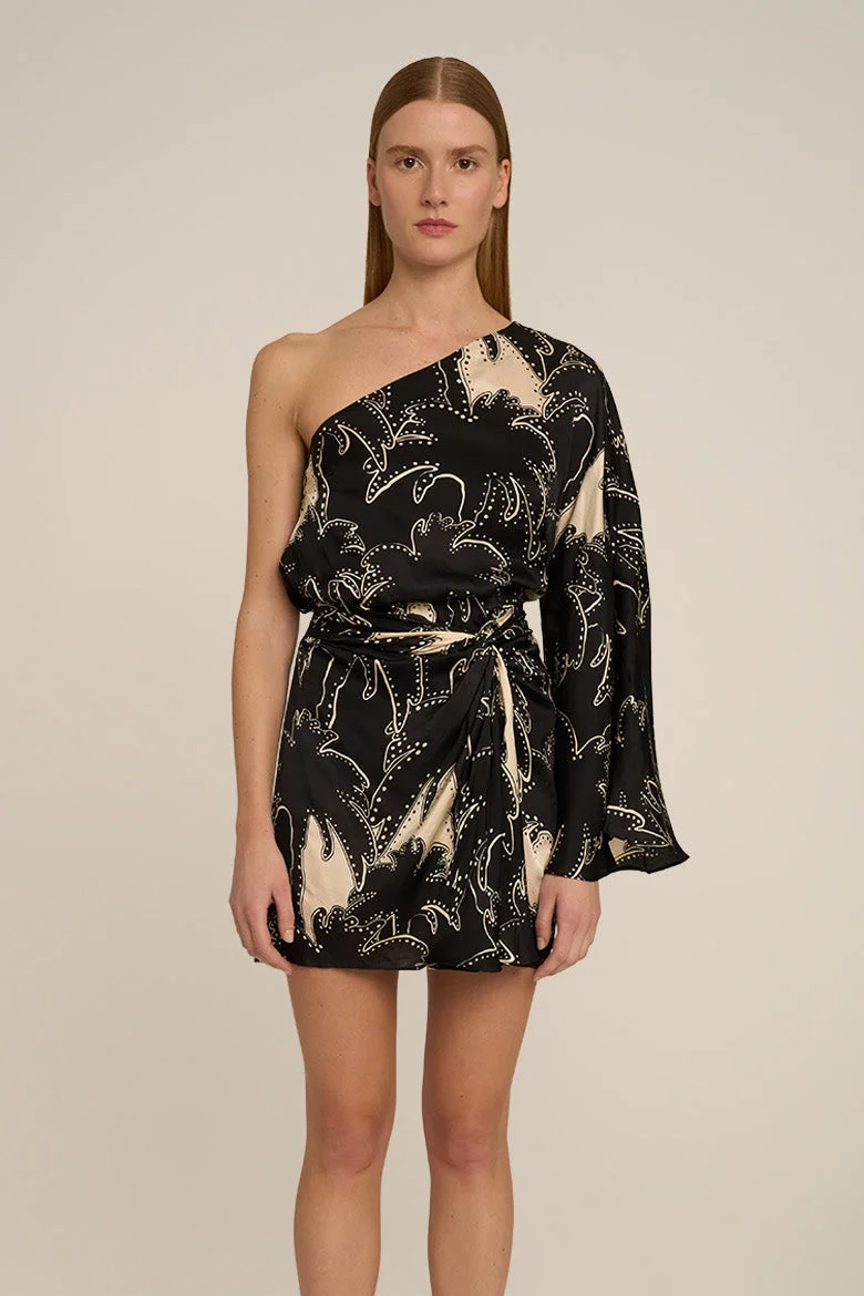 Mini Dress Tama - Black Palmae - 1
