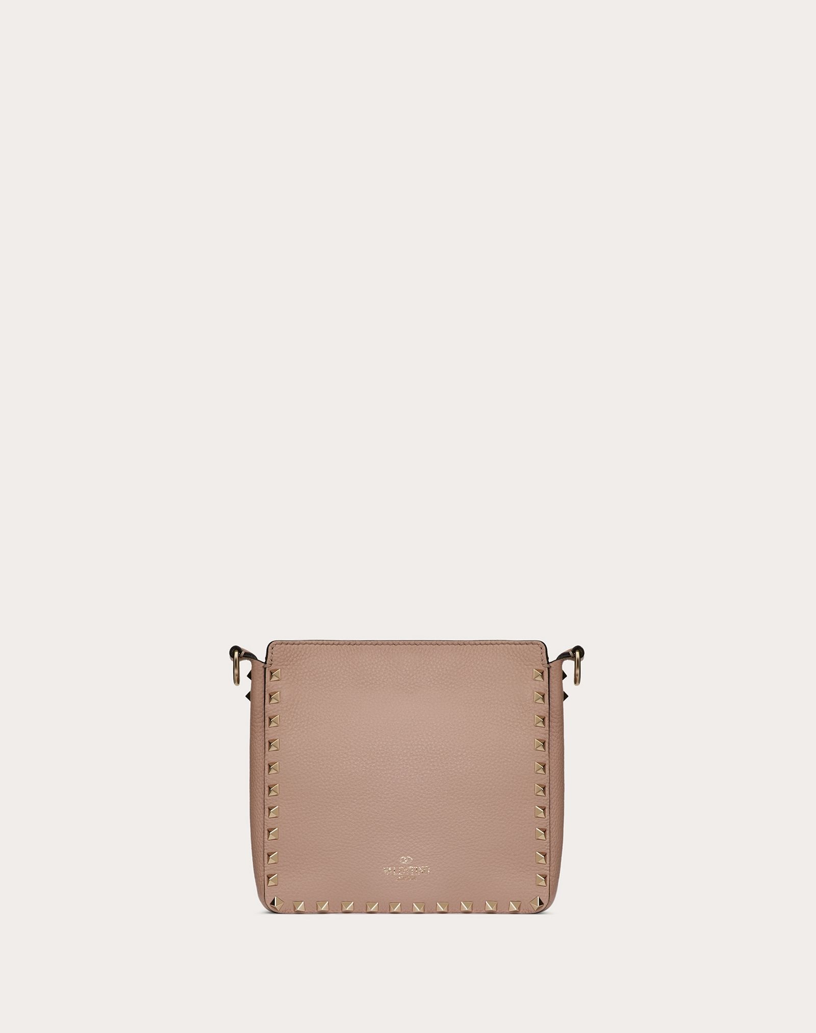 Mini Rockstud Grainy Calfskin Hobo Bag - 3