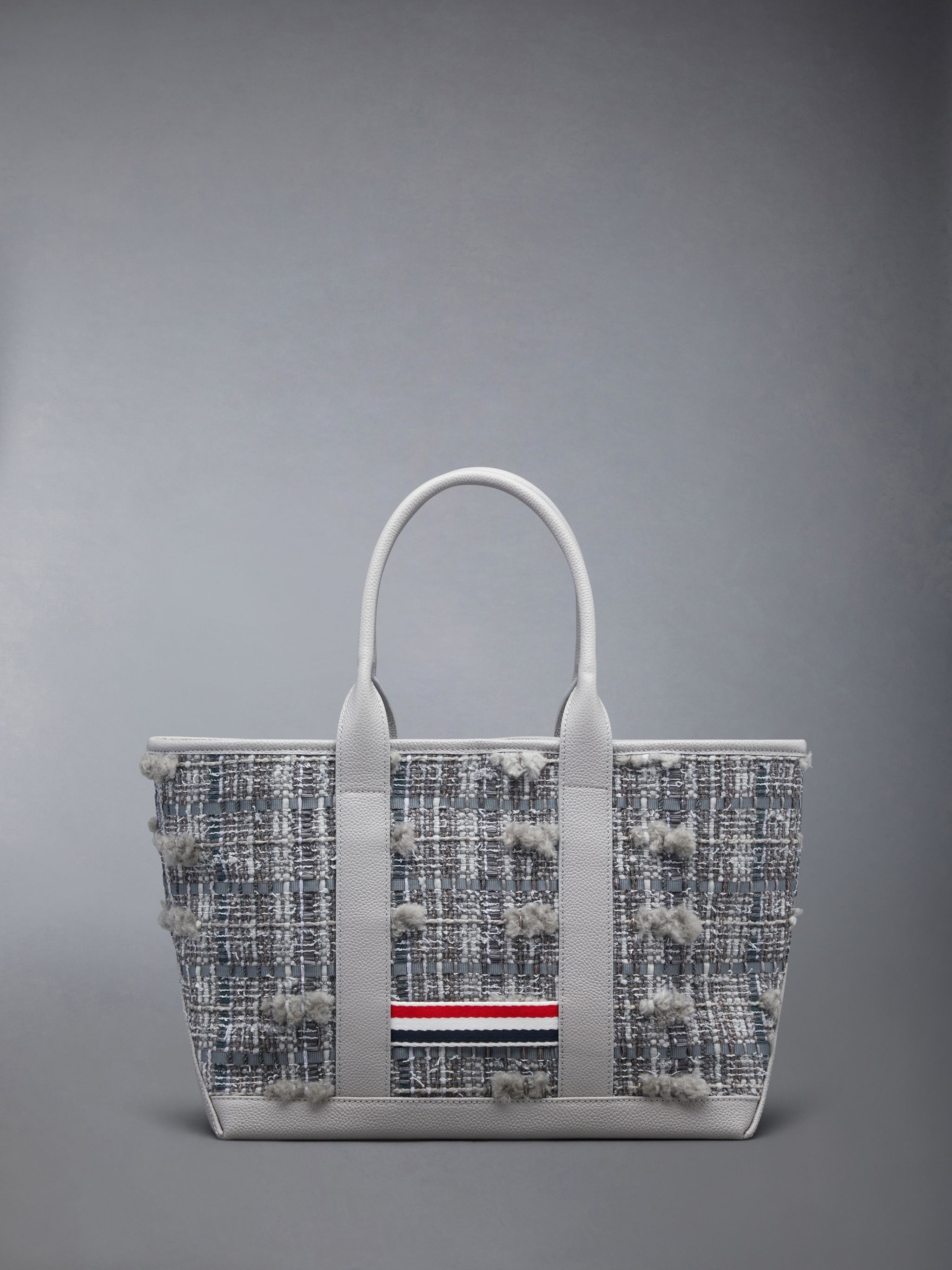 RWB-stripe mélange tote bag - 3