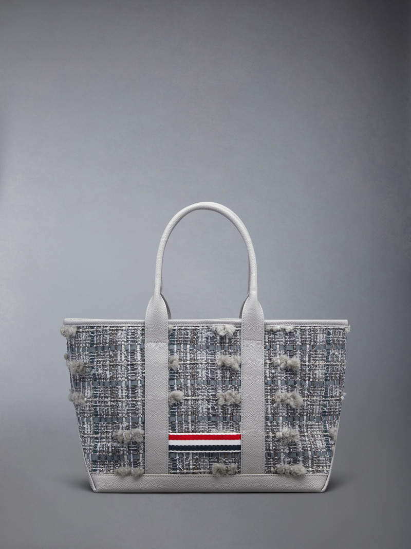 RWB-stripe mélange tote bag 3