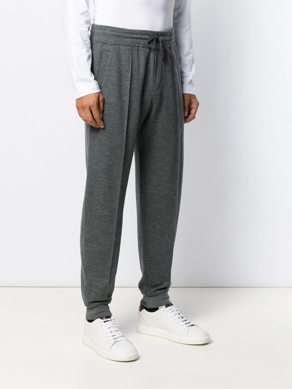 drawstring track pants - 3