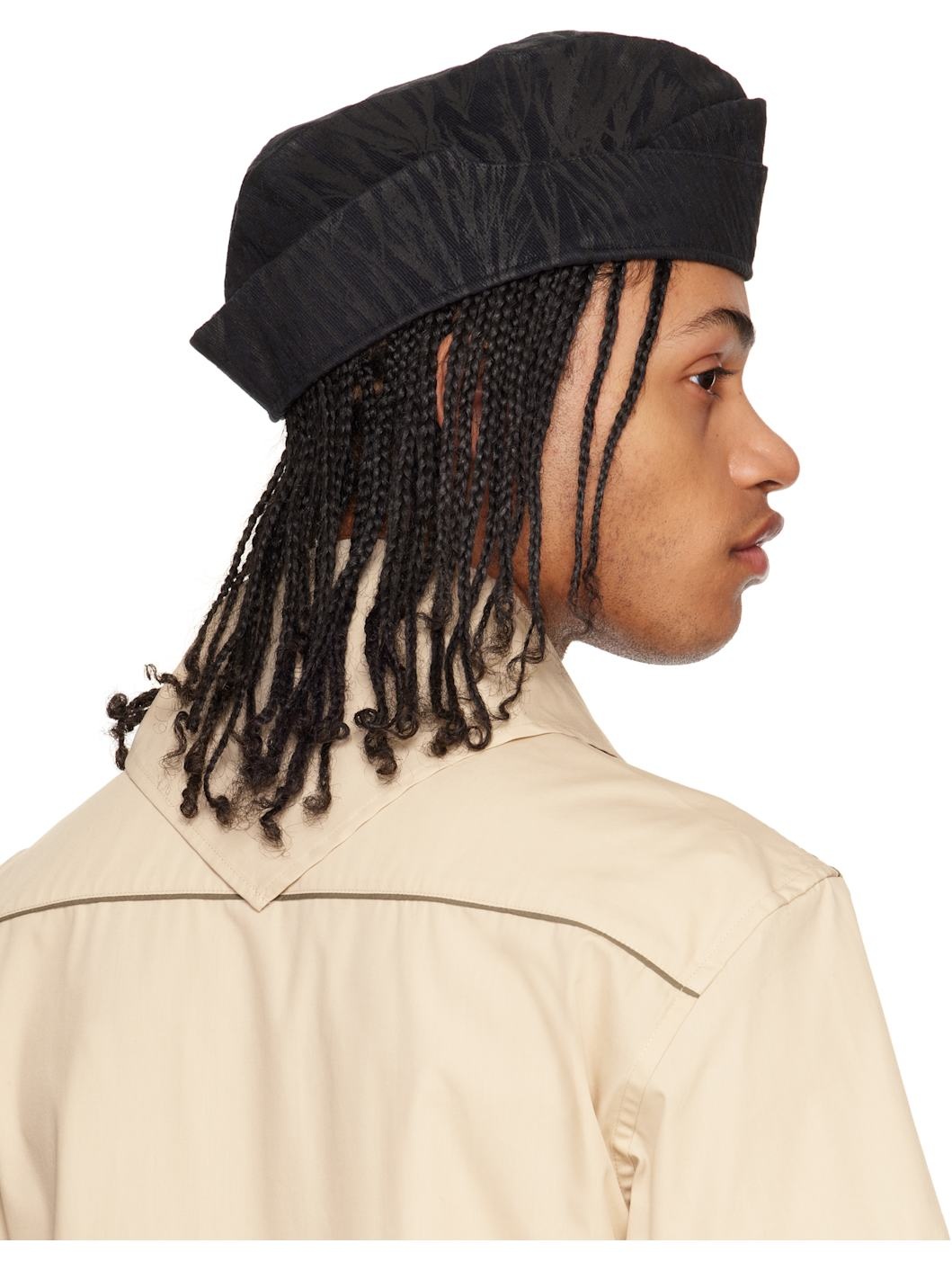 Black Camouflage Side Hat - 3