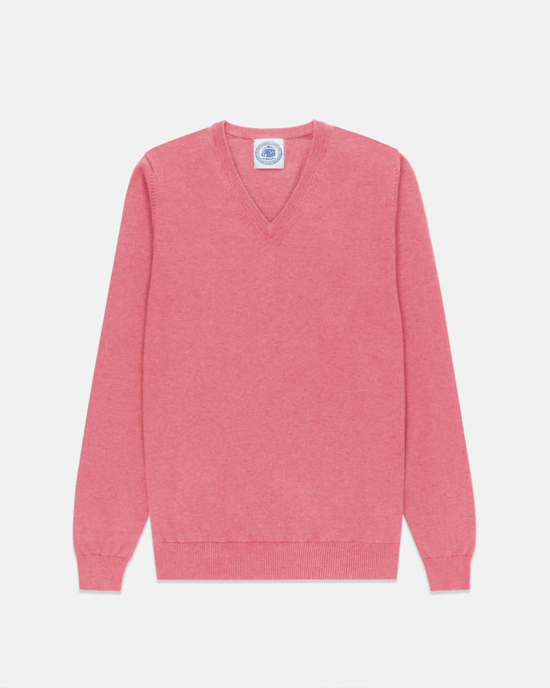 J. PRESS COTTON/CASHMERE V-NECK SWEATER outlook