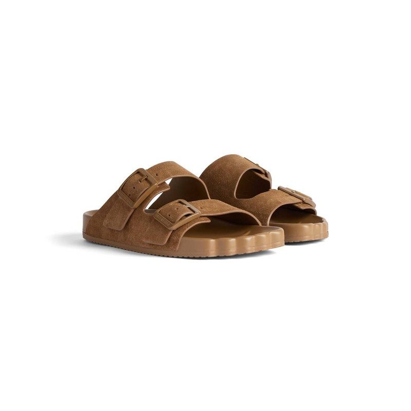 BALENCIAGA Men's Sunday Sandal in Brown outlook