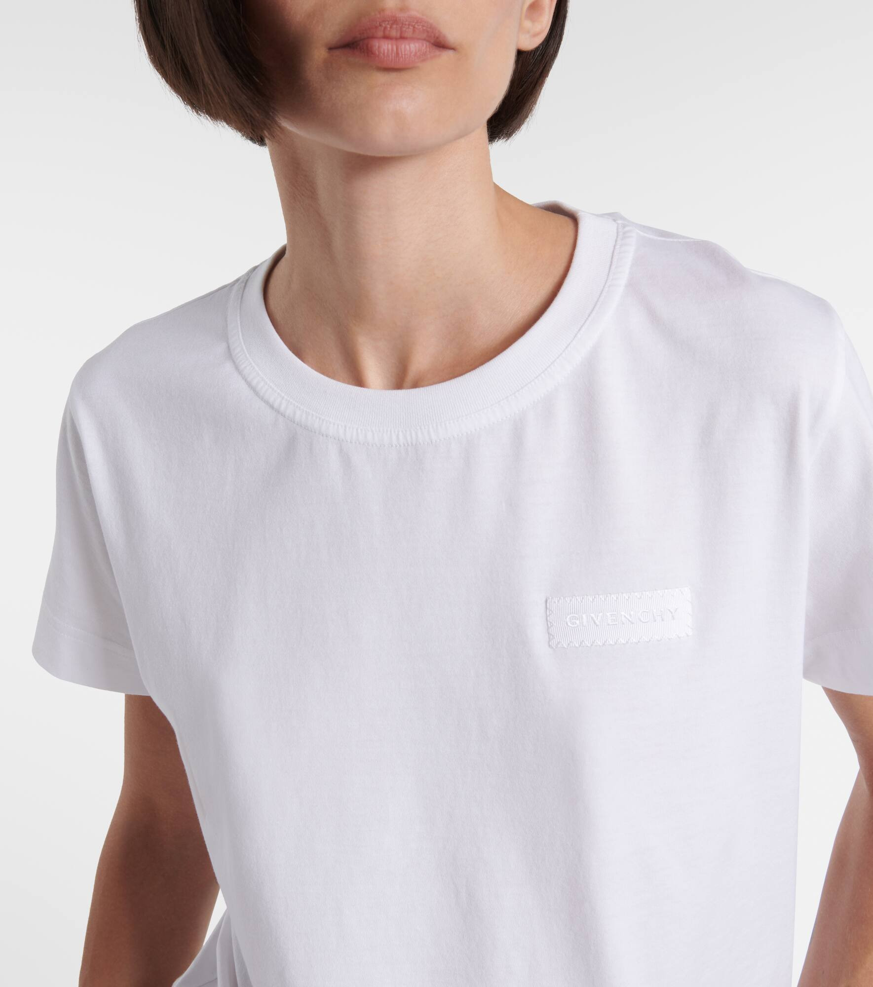 Logo cotton jersey T-shirt - 4