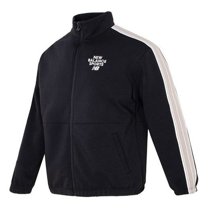 New Balance Sport Club Coat 'Black White Red' 6DD12043-BK - 1