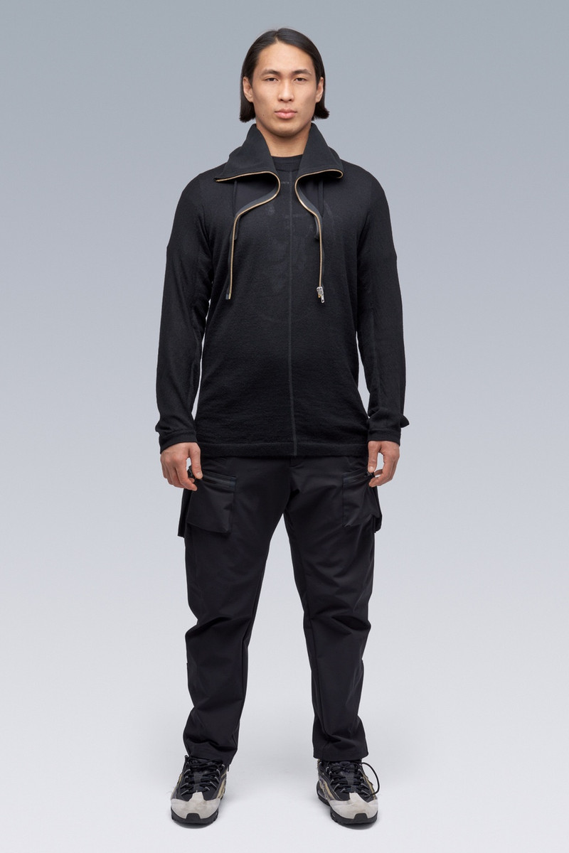 NG4-PS Modular Zippered Powerstretch® Neck Gaiter Black/Gold 7