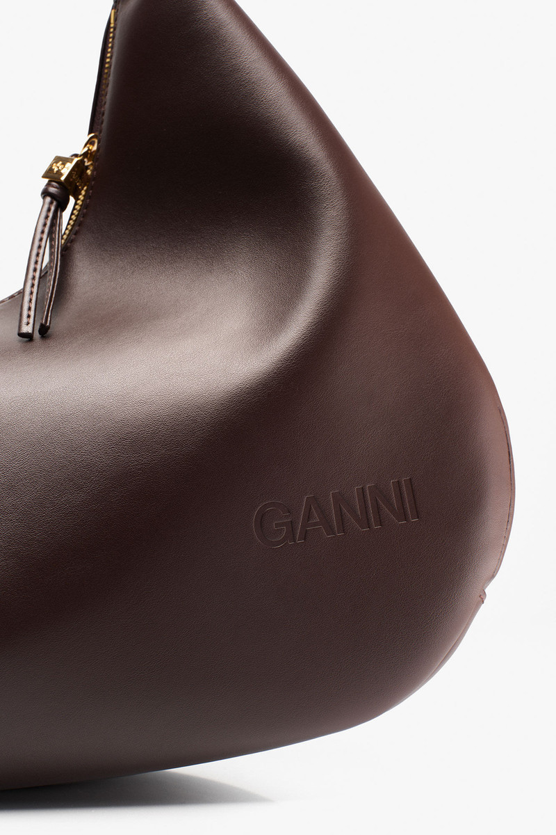 BROWN MEDIUM HOBO BAG 6