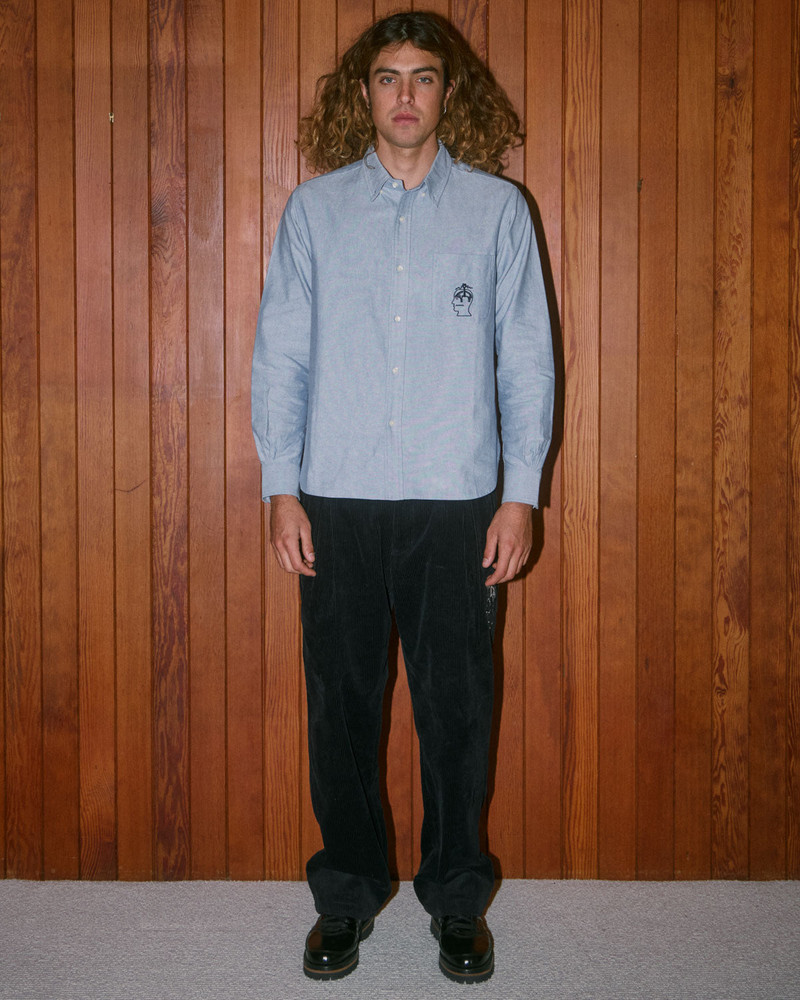 Brooks Brothers California Selvedge Oxford Button Up - Blue 8