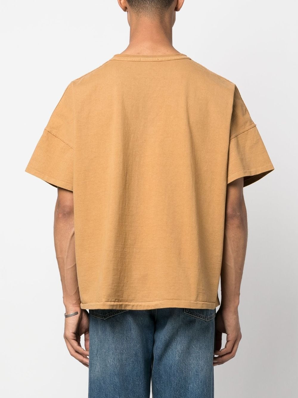 embroidered-logo cotton T-shirt - 4