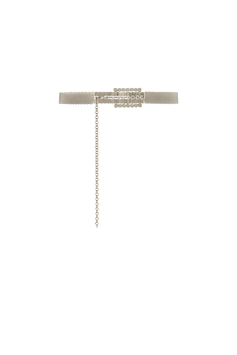 Alessandra Rich CHAIN BELT WITH CRYSTAL BUCKLE outlook