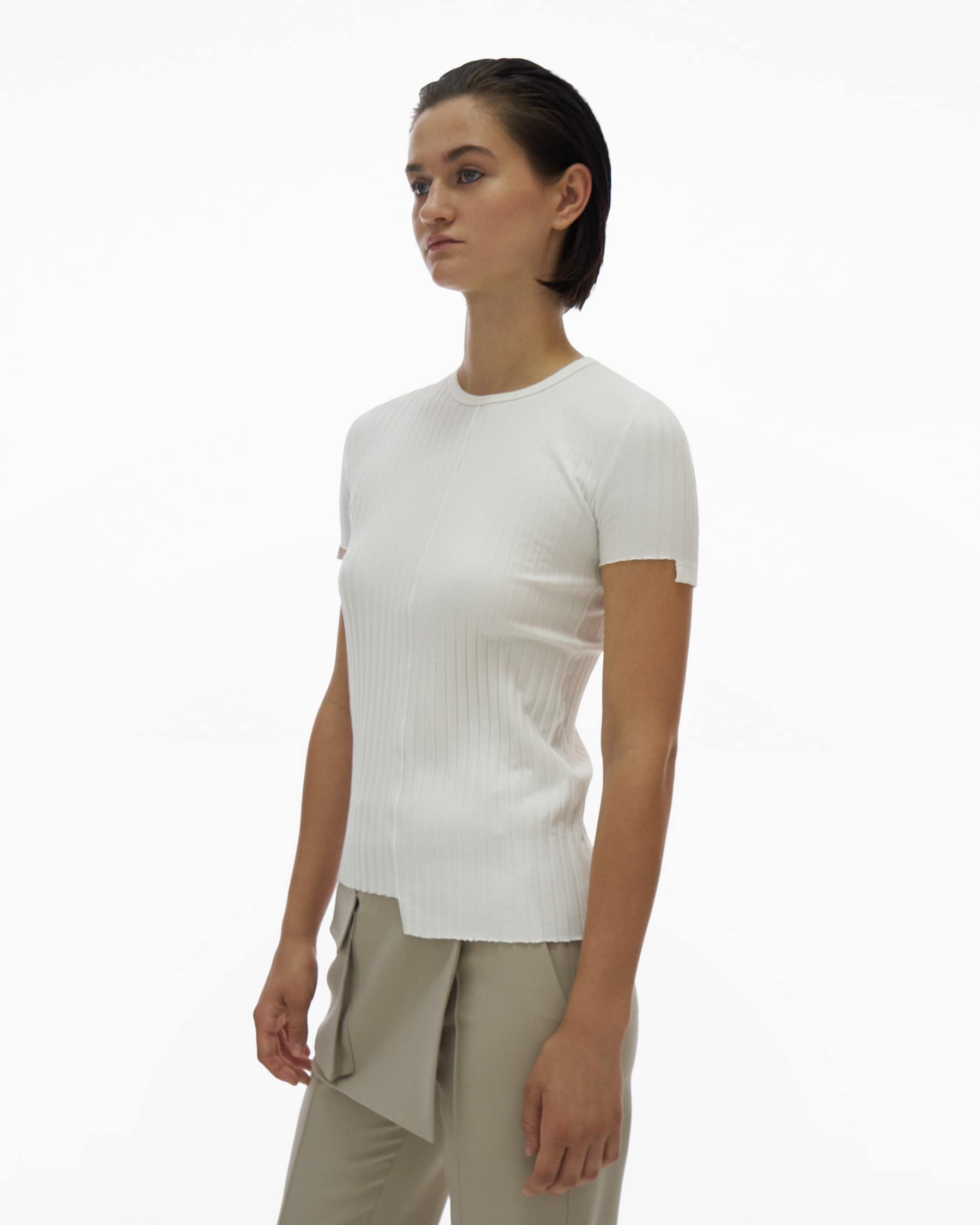 LUXE PIMA SHORT-SLEEVE TOP - 5