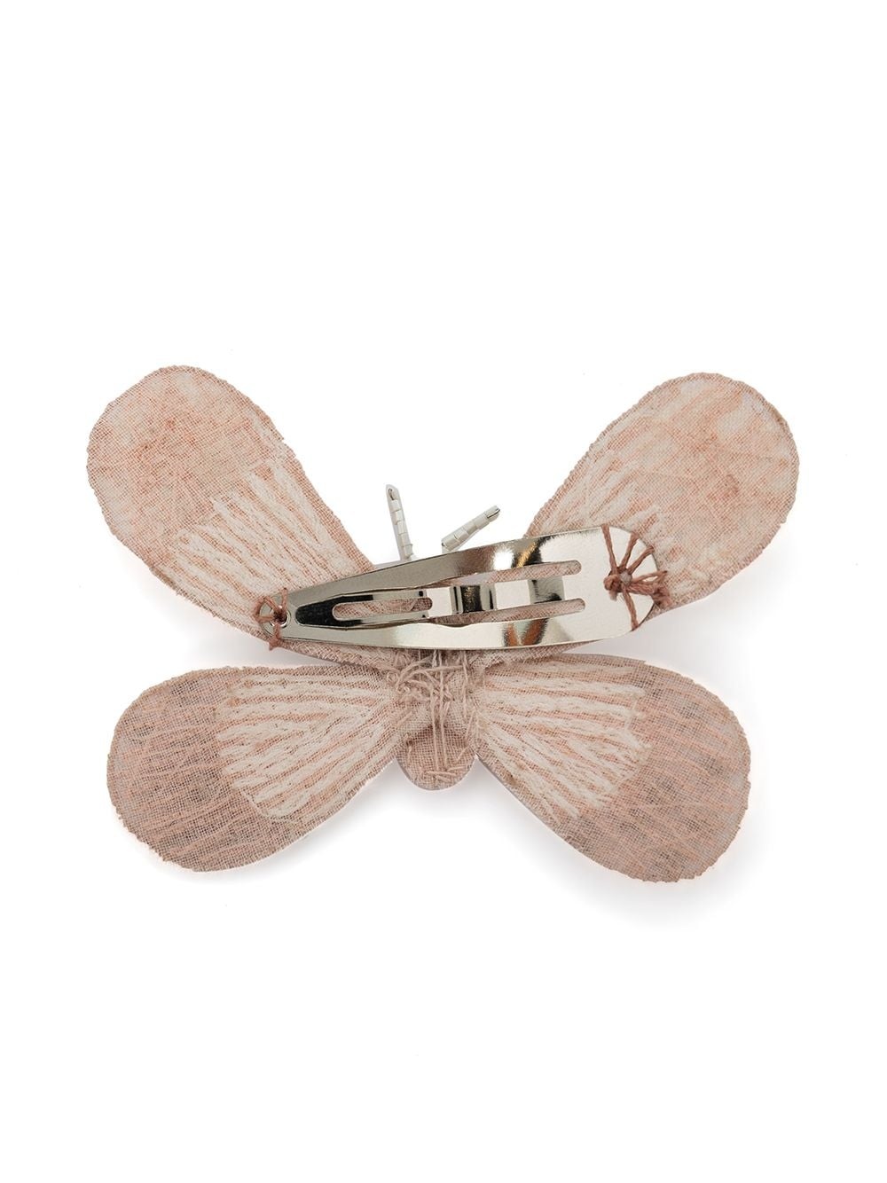 sequin-embellished butterfly clip - 2