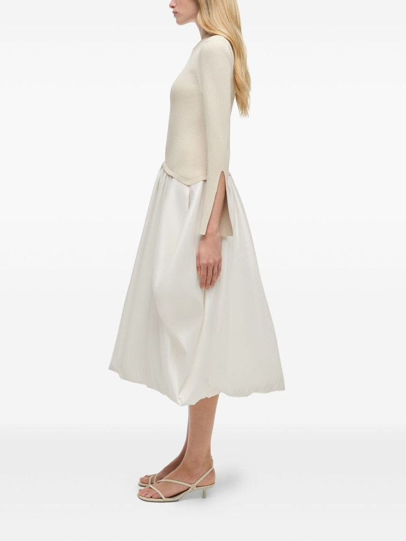 knit-top balloon-skirt midi dress 3
