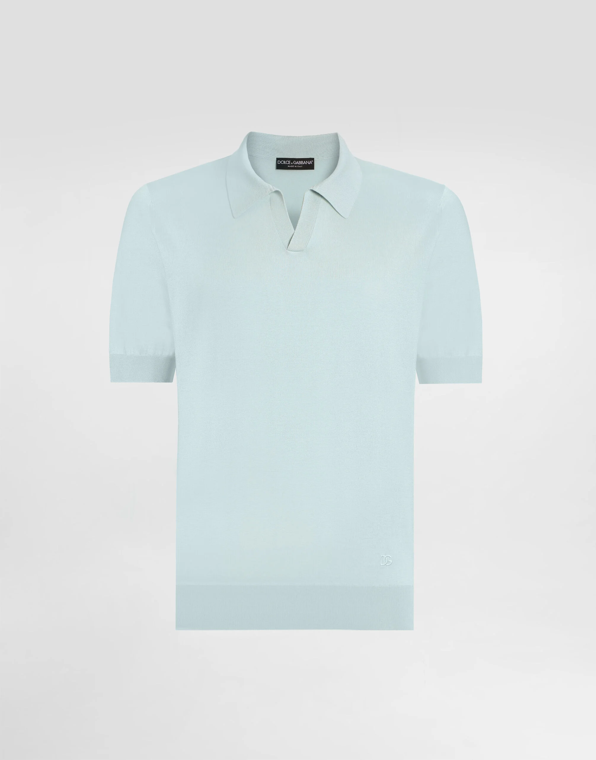 Silk polo shirt - 1