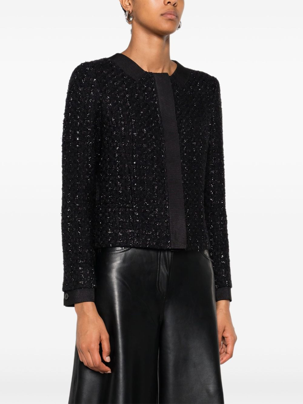 Wool Blend Blazer Jacket - 5