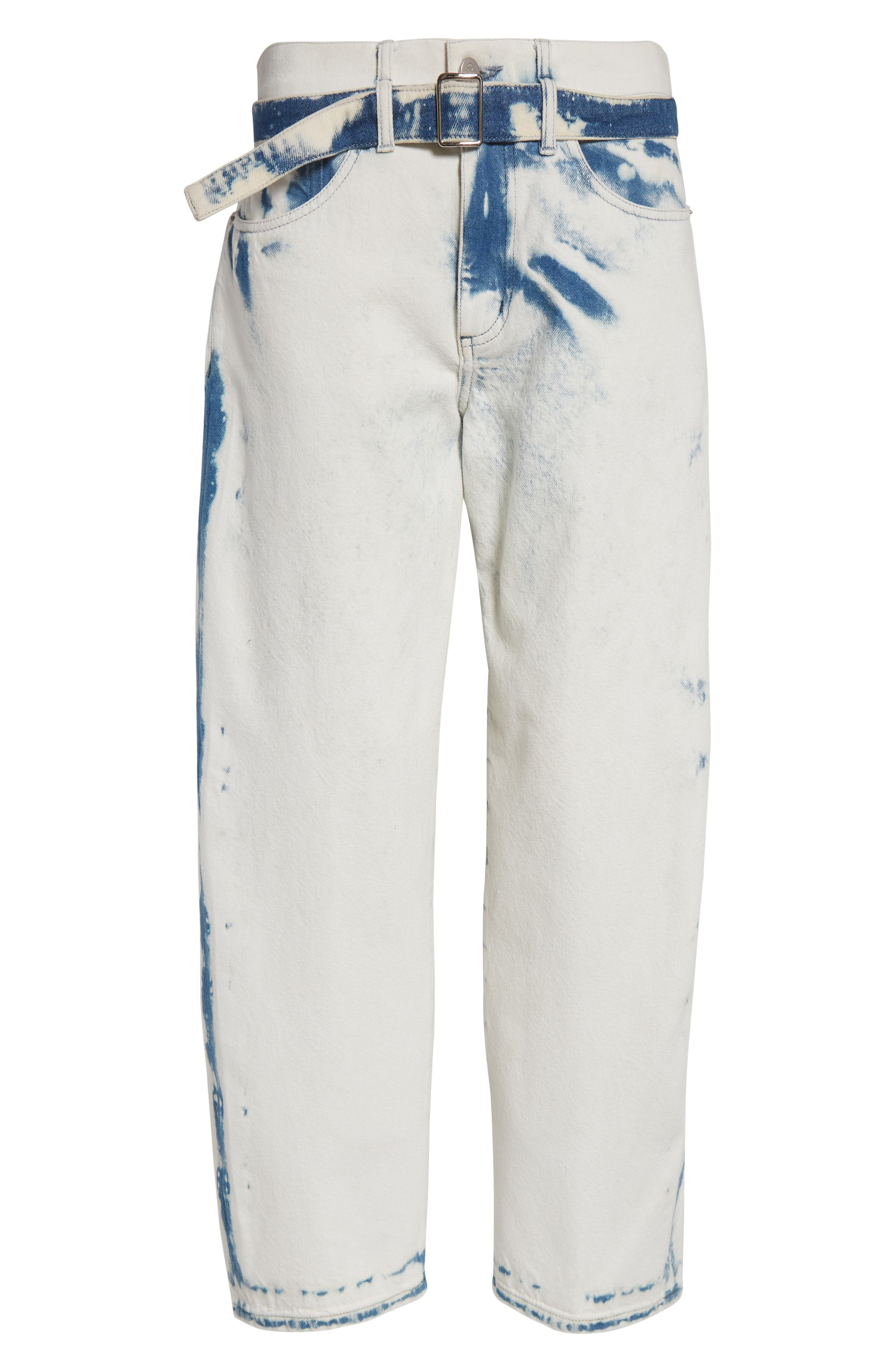 Proenza Schouler Ellsworth Belted Crop Jeans in Bleach Out at Nordstrom - 5