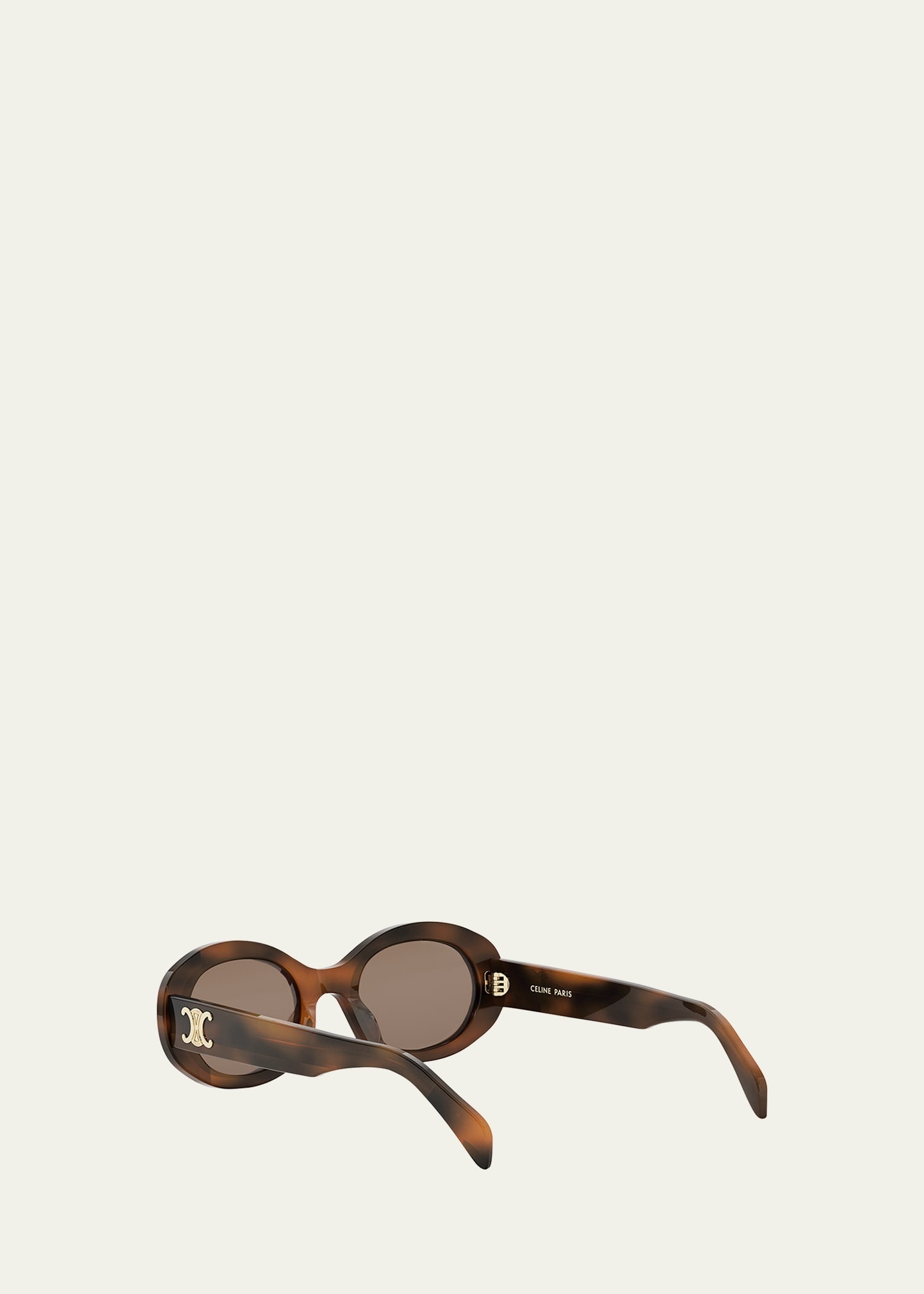 Triomphe Acetate Oval Sunglasses - 2