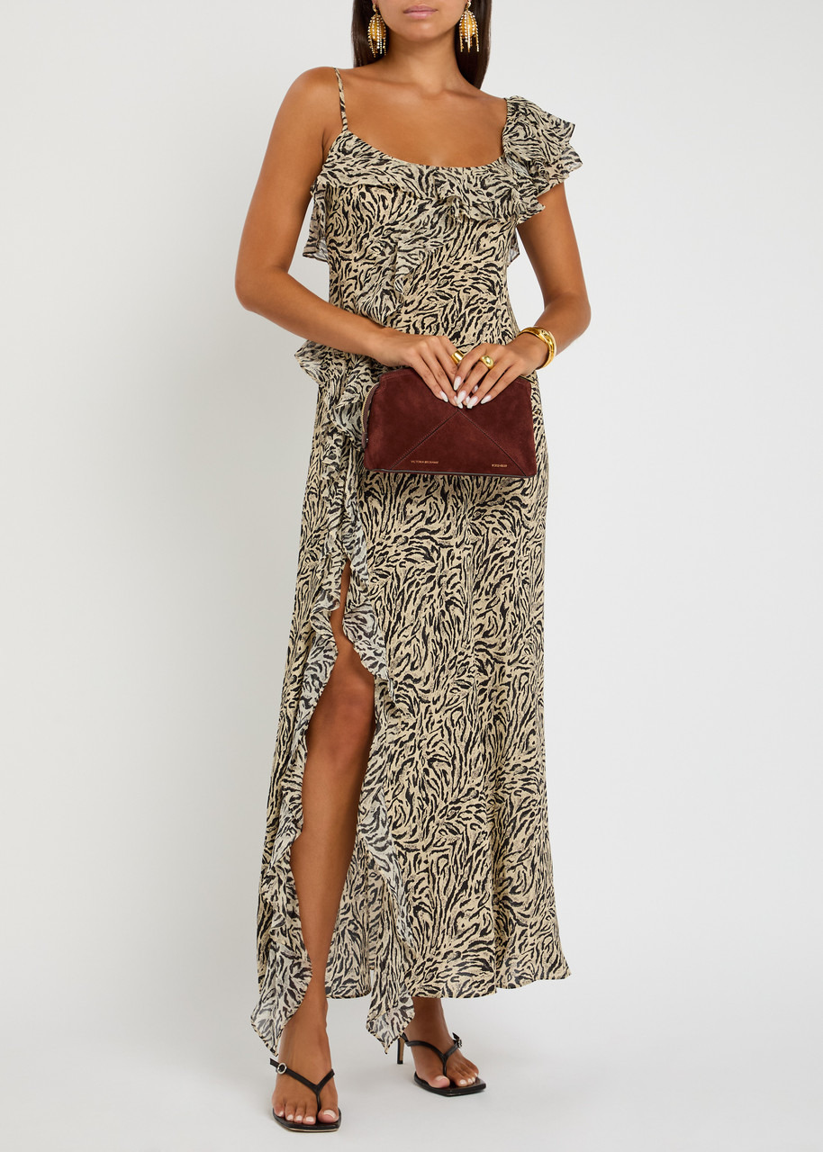 Rixo Ester Leopard-print Silk-crepe Maxi Dress - 4