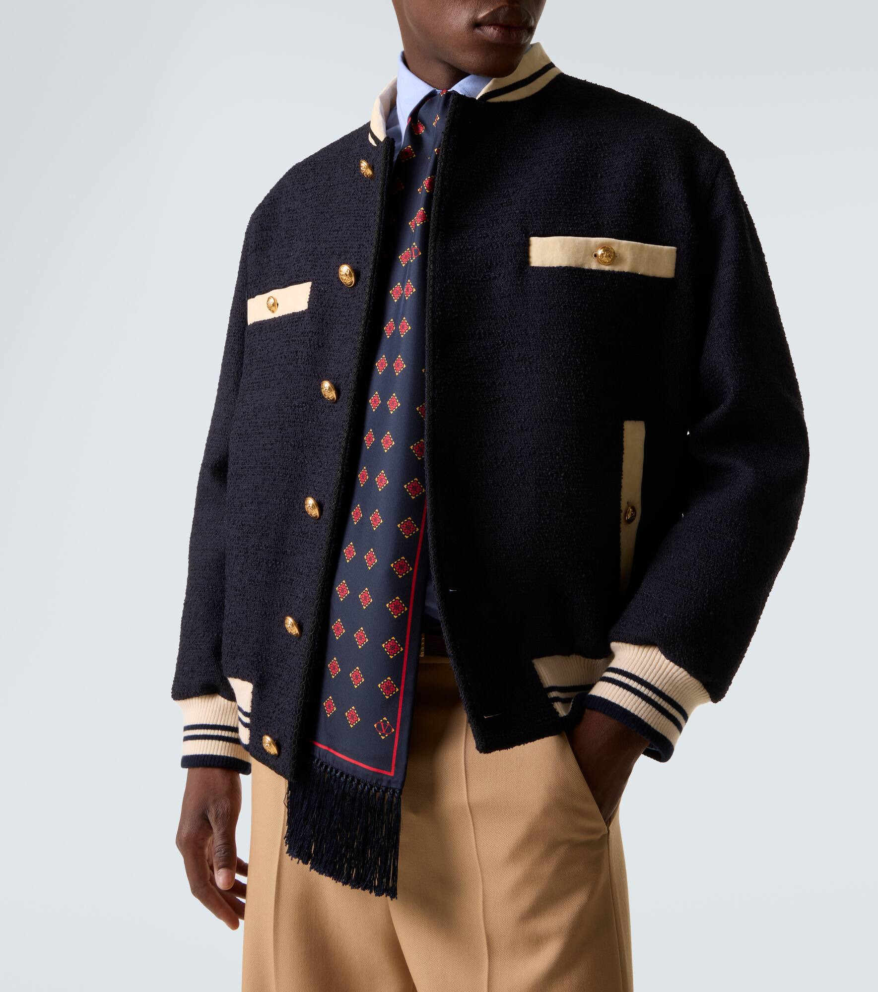 Tweed bomber jacket - 5