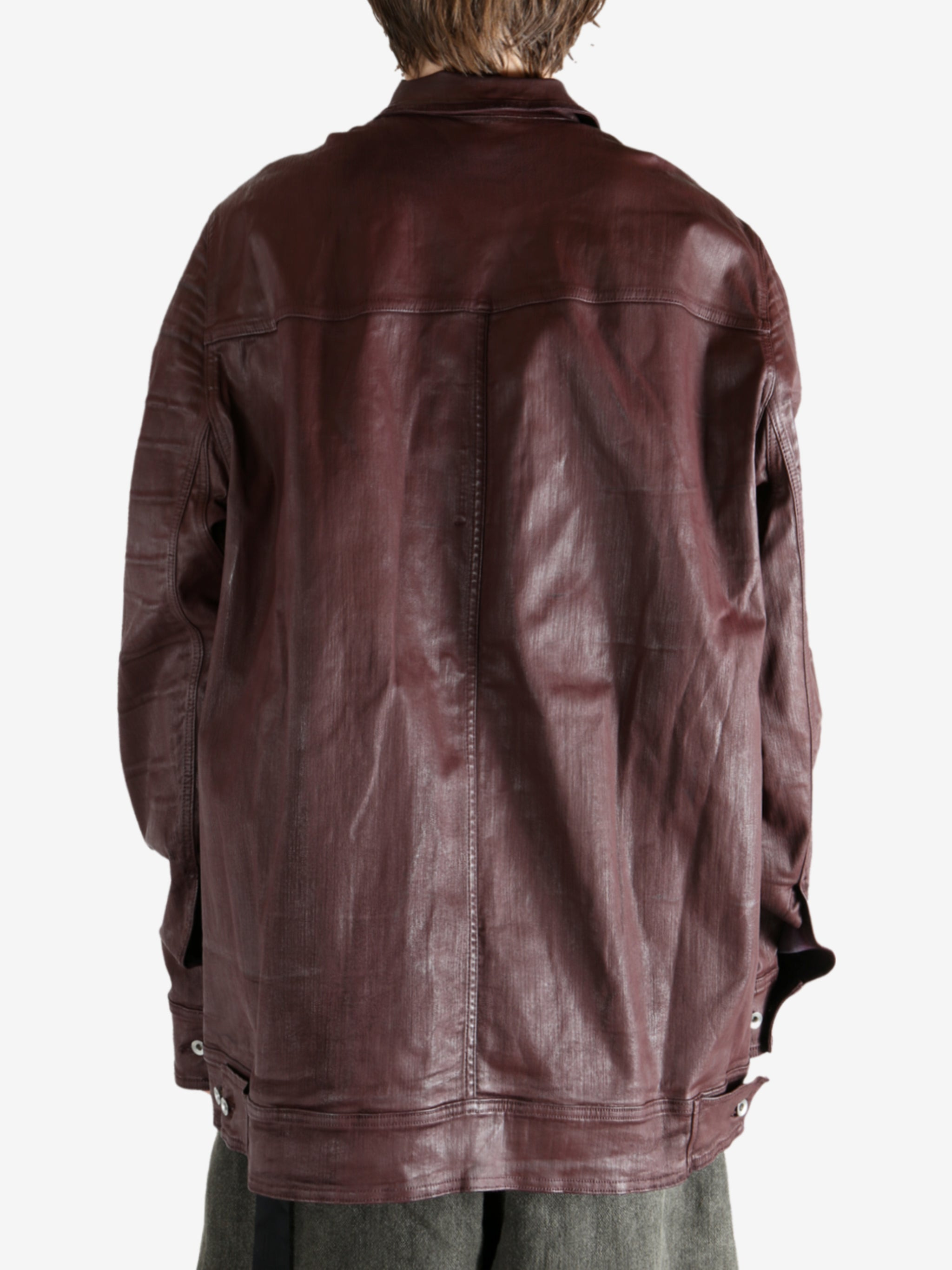 RICK OWENS DRKSHDW - Men Giacca In Denim Lido Worker Jacket - 3