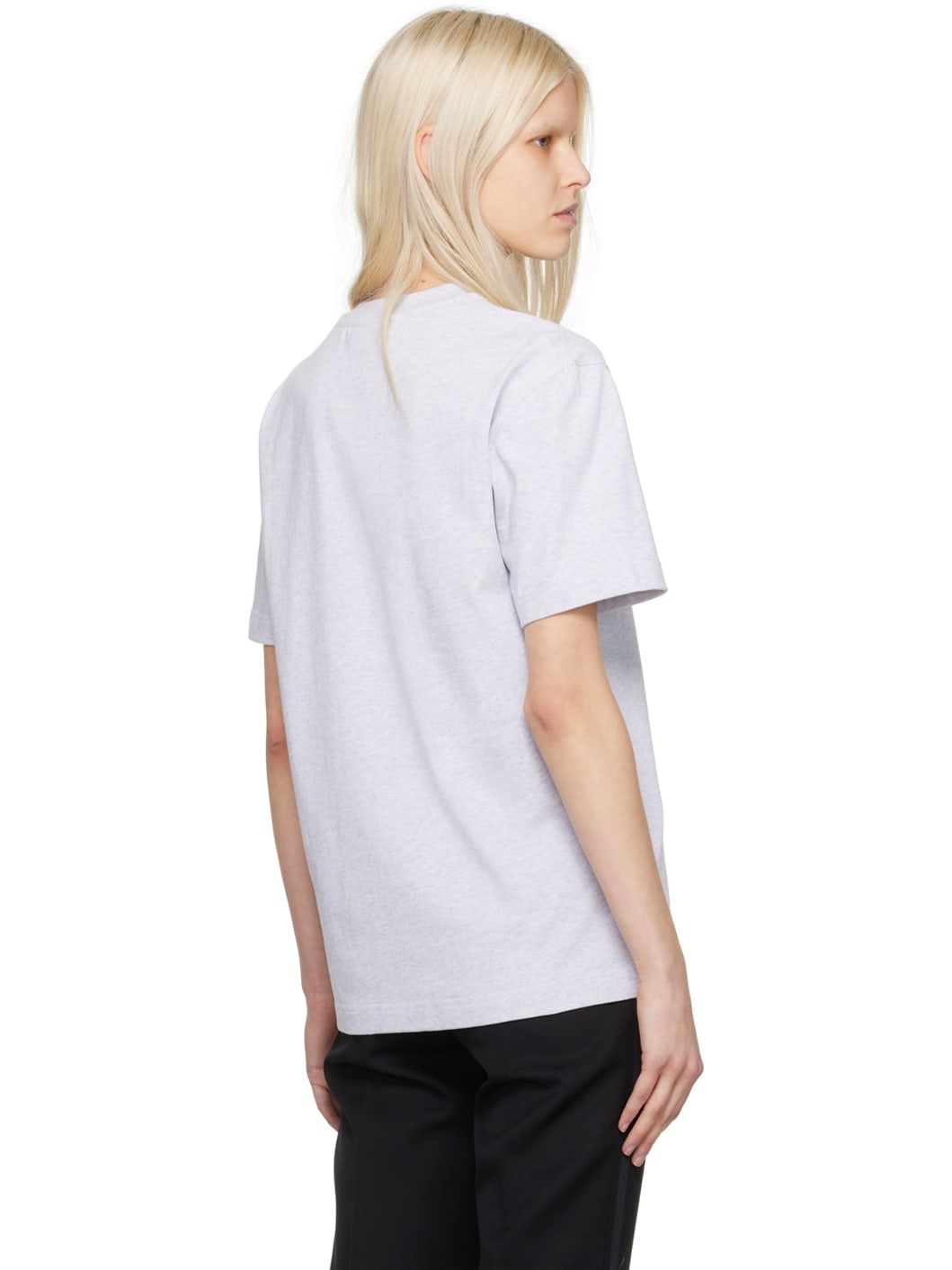 Gray Les Classiques 'Le T-Shirt Gros Grain' T-Shirt - 3