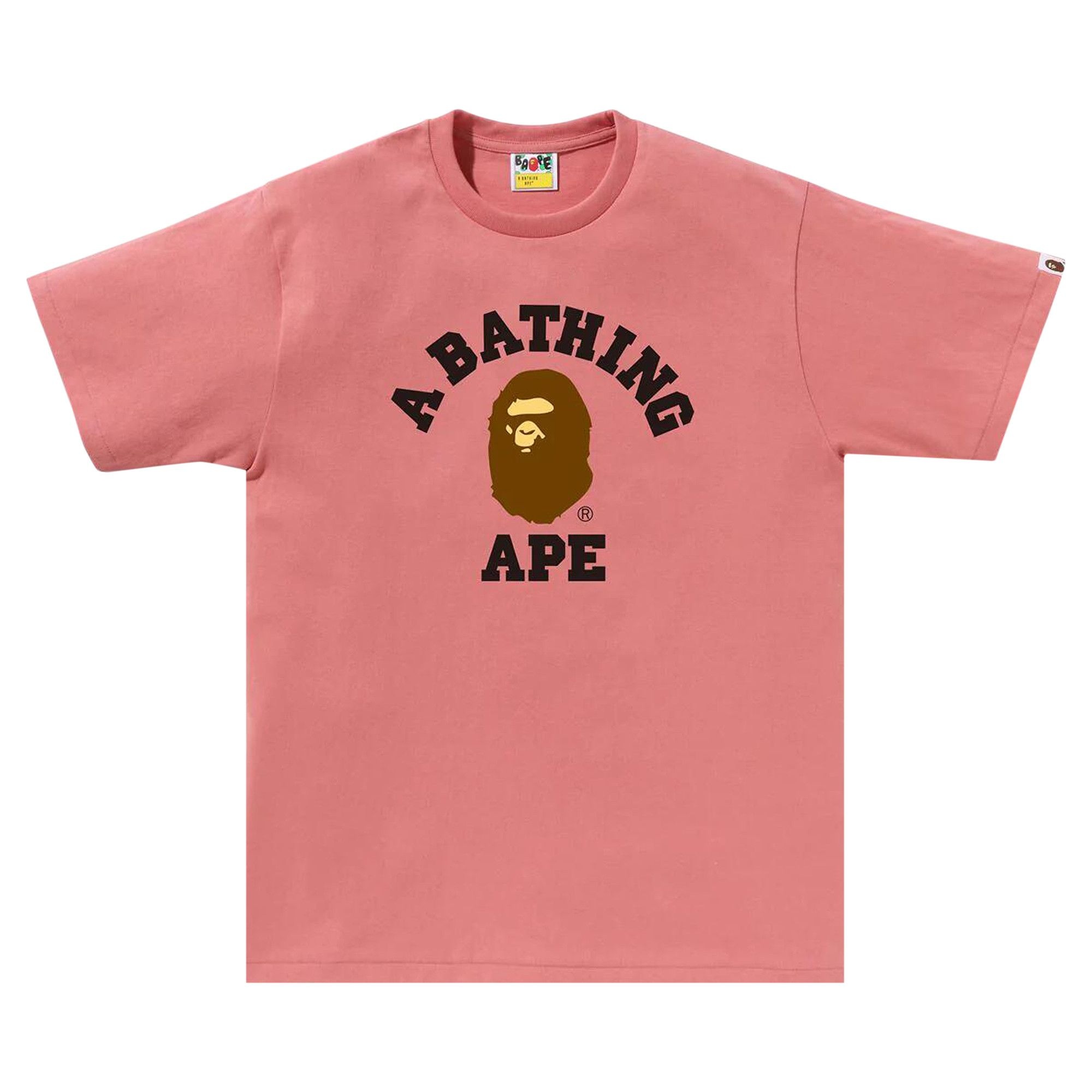 BAPE College Tee 'Pink' - 1