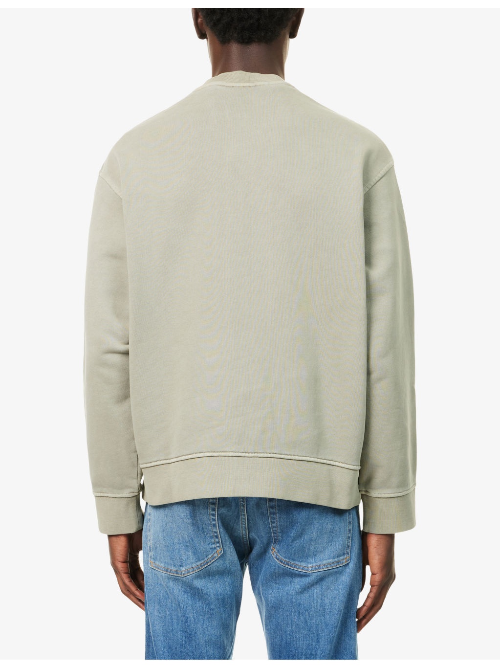 Logo-Embroidered Patch-Pocket Cotton-Jersey Sweatshirt - 4