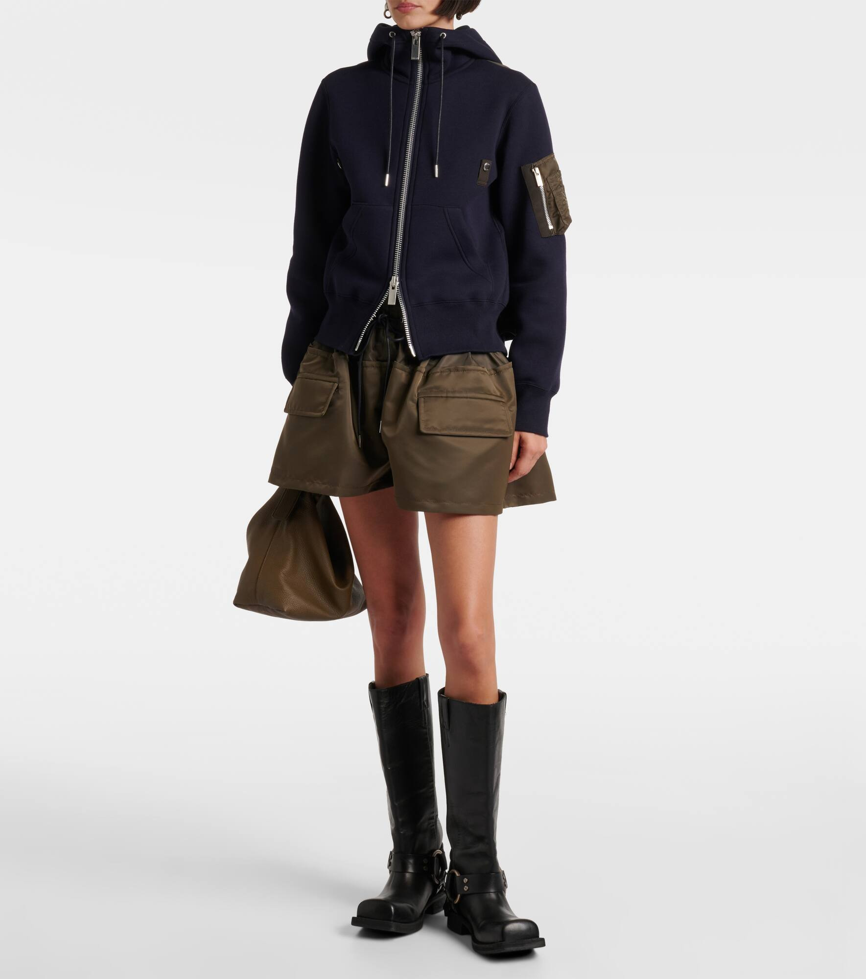 Paneled hoodie - 2