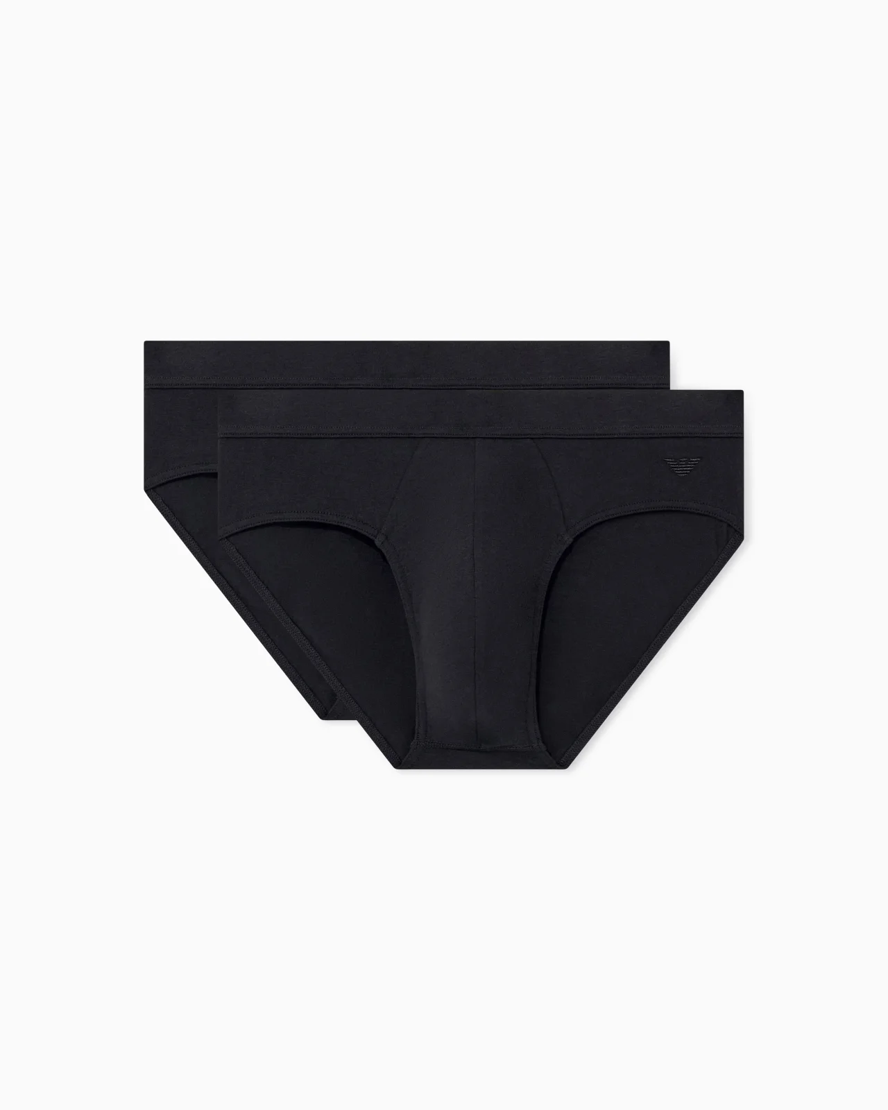 TWO-PACK OF PIMA COTTON JERSEY BRIEFS WITH EMBOSSED LOGO - 1
