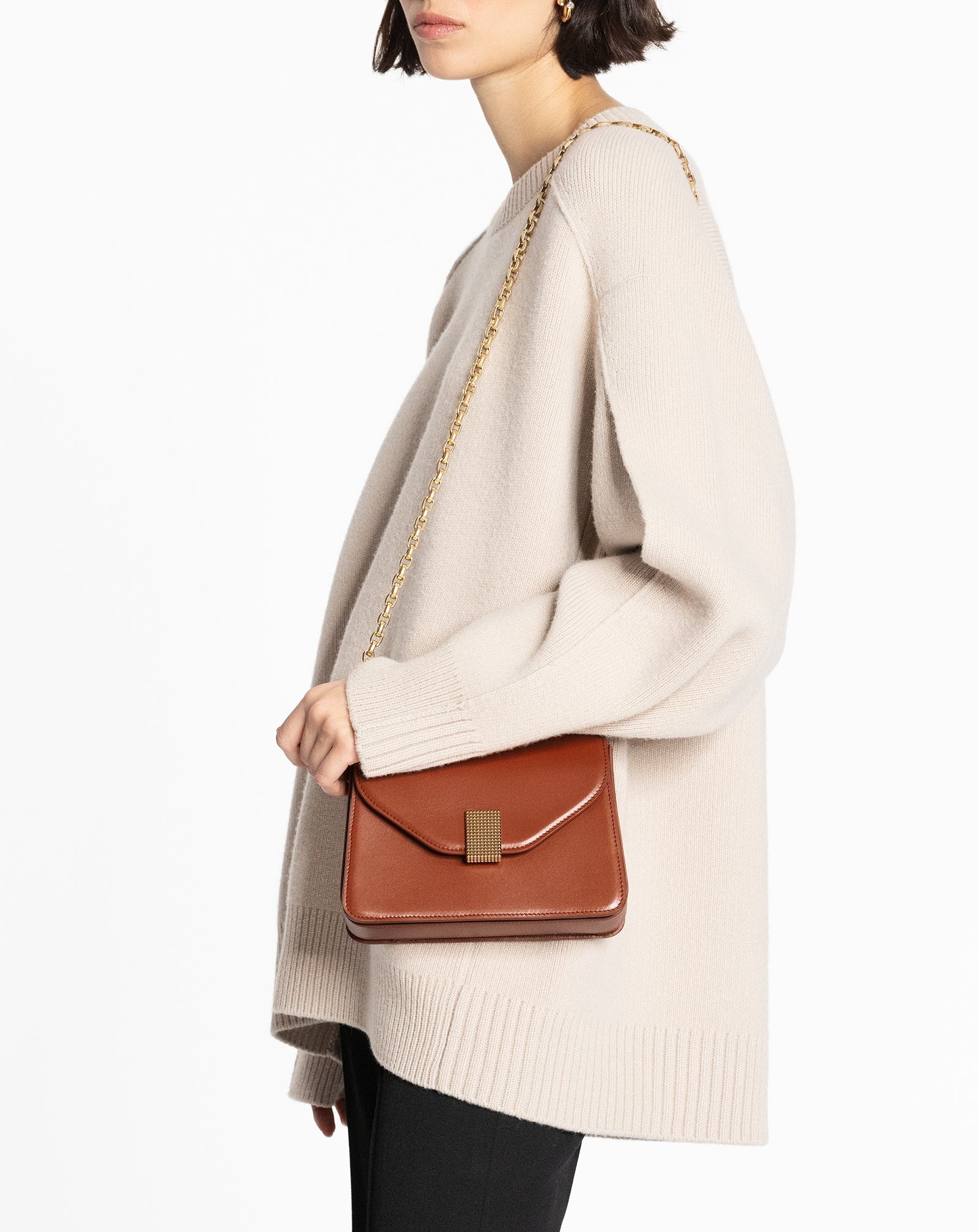 CONCERTO MATTE LEATHER CLUTCH - 2