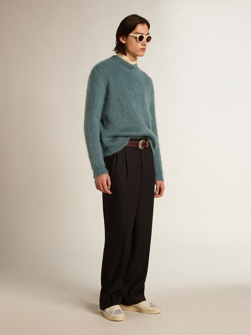 Golden Goose Powder-blue mohair sweater outlook